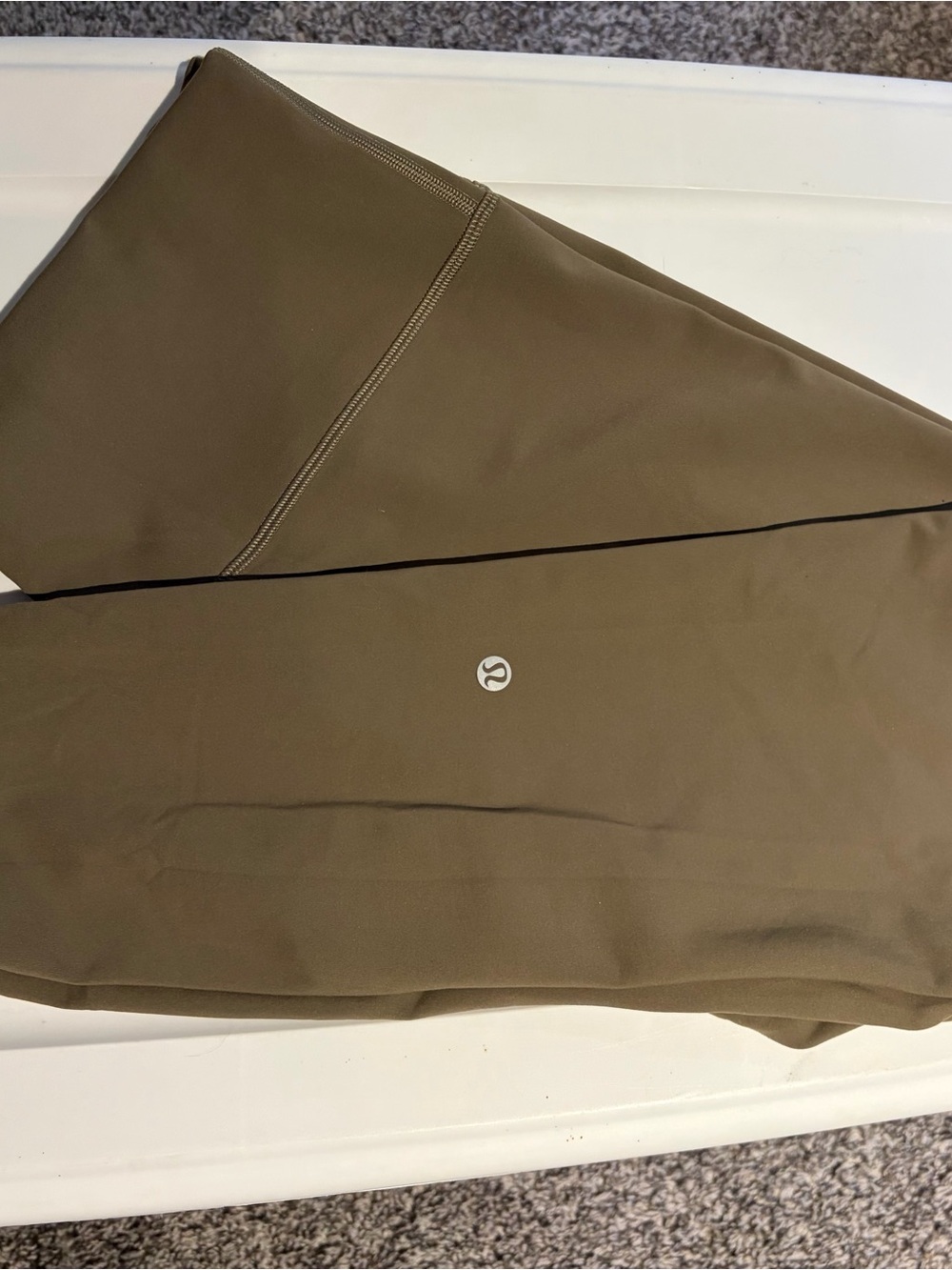 lululemon athletica Olive/Khaki wunder under leggings